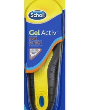 Scholl Gel Activ Work Men Pohjalliset 1 Pari