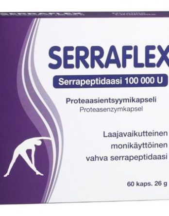 Serraflex proteaasientsyymikapselit
