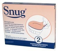 Snug hammasproteesin pehmustelevy 2 kpl