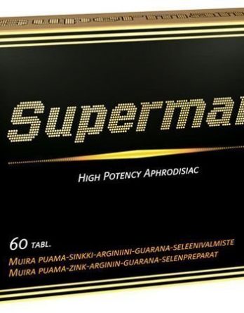 Superman sukuviettiä kiihottava 60 tabl