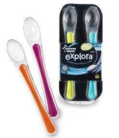 Tommee Tippee Explora First Easy Weaning Spoon 2 kpl
