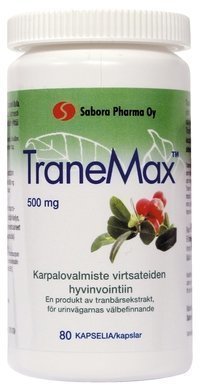 TraneMax Karpalovalmiste 80 kapselia