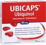 Ubicaps ubikinolivalmiste 50 mg 40 kaps.