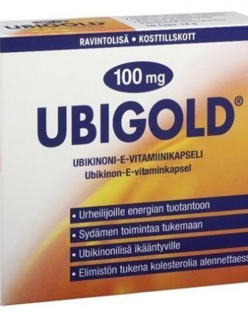 Ubigold 100 mg ubikinoni-vitamiinikapselit