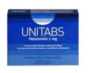 Unitabs melatoniini 1mg 30 tablettia