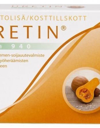 Uretin kurpitsansiemen-soijauutetabletit