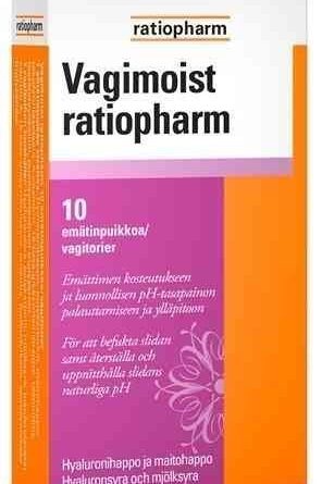 Vagimoist ratiopharm 10 emätinpuikkoa