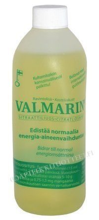 Valmarin sitraattiliuos 250ml