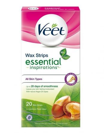Veet Essential Inspirations Wax Strips Jaloille 20 kpl