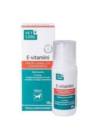 Vetcare E-vitamiini täydennysrehu 100 ml