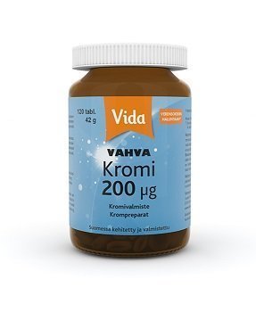 Vida Vahva Kromi 200 μg 120 tabl.