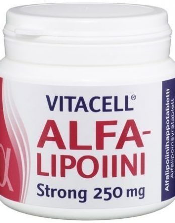Vitacell Alfalipoiini Strong 250 mg