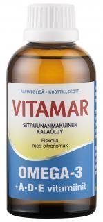 Vitamar Omega-3 + ADE kalaöljy 200 ml