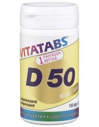 Vitatabs D 50 150 tabl