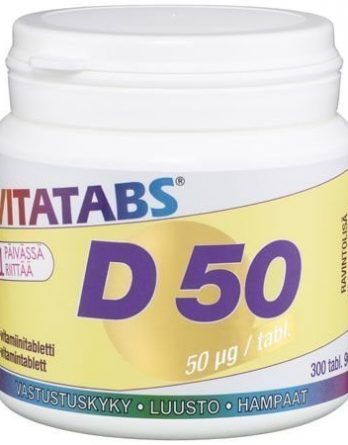 Vitatabs D 50 300 tabl