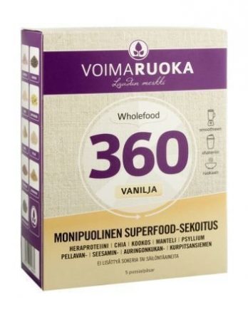 Voimaruoka 360 jauhe vanilja 5 annospussia